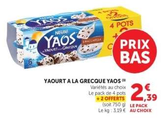 Yaourt à la Grecque YAOS