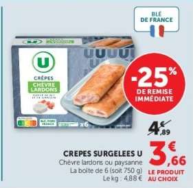 CREPES SURGELEES U