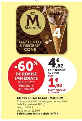 CONES CREME GLACEE MAGNUM