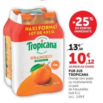Pur jus TROPICANA