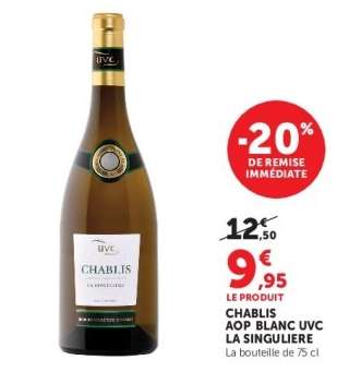 CHABLIS AOP BLANC UVC LA SINGULIERE