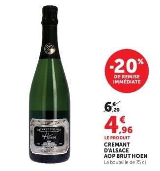 CREMANT D'ALSACE AOP BRUT HOEN