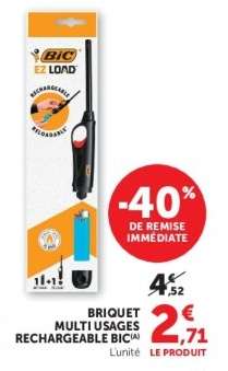 BRIQUET MULTI USAGES RECHARGEABLE BIC