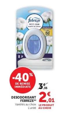 DÉSODORISANT FEBREZE