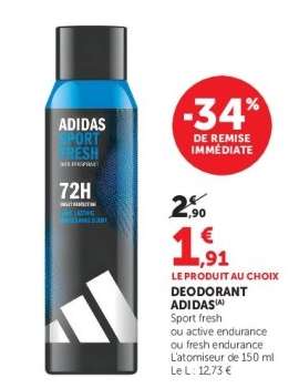 Déodorant Adidas
