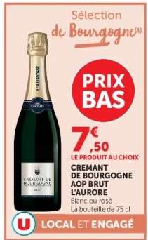 CREMANT DE BOURGOGNE AOP BRUT L'AURORE