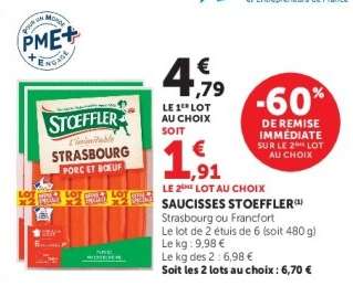 Saucisses STOEFFLER