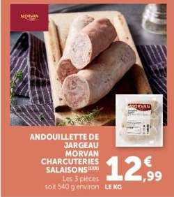 ANDOUILLETTE DE JARGEAU MORVAN CHARCUTERIES SALAISONS