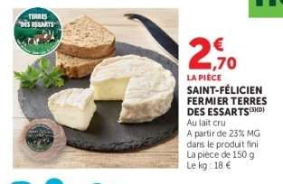 SAINT-FÉLICIEN FERMIER TERRES DES ESSARTS