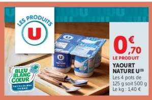 YAOURT NATURE U