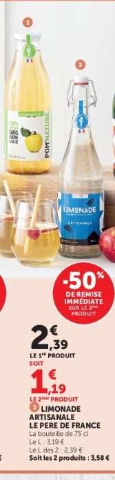 LIMONADE ARTISANALE LE PÈRE DE FRANCE