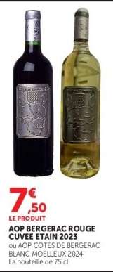 AOP BERGERAC ROUGE CUVEE ETAIN 2023