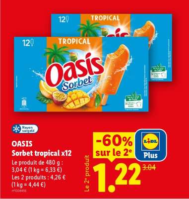 OASIS Sorbet tropical x12