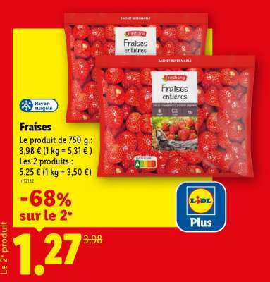 Fraises entières
