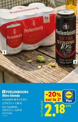 PERLEMBOURG Bière blonde