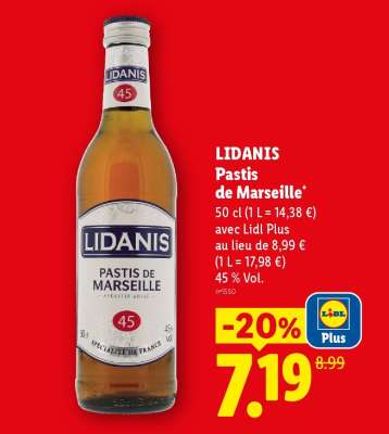 LIDANIS Pastis de Marseille