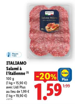 ITALIAMO Salami à l'italienne