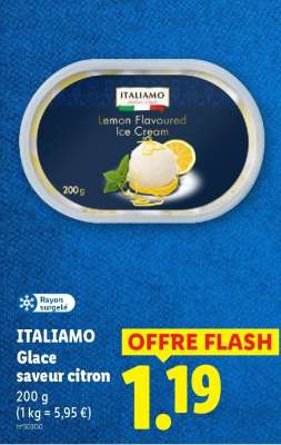 ITALIAMO Glace saveur citron