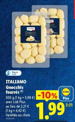 Gnocchis fourrés