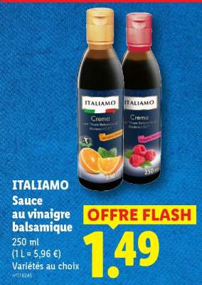 ITALIAMO Sauce au vinaigre balsamique
