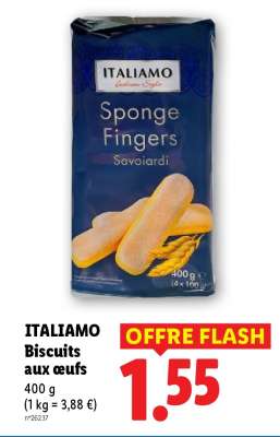 ITALIAMO Biscuits aux œufs