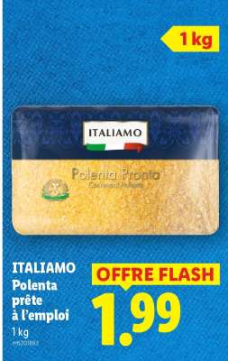 ITALIAMO Polenta prête à l'emploi