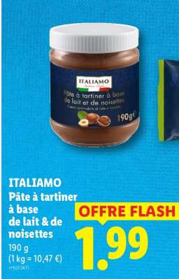ITALIAMO Pâte à tartiner