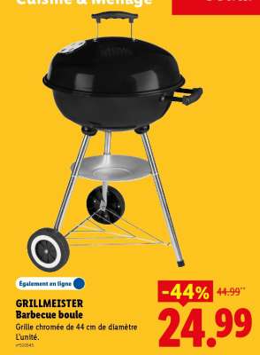 GRILLMEISTER Barbecue boule