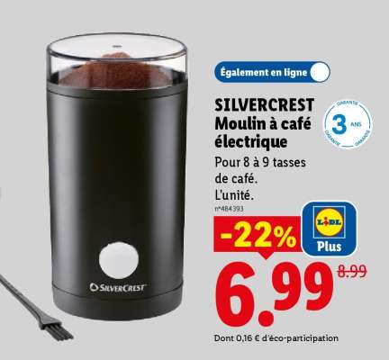SILVERCREST Moulin à café électrique