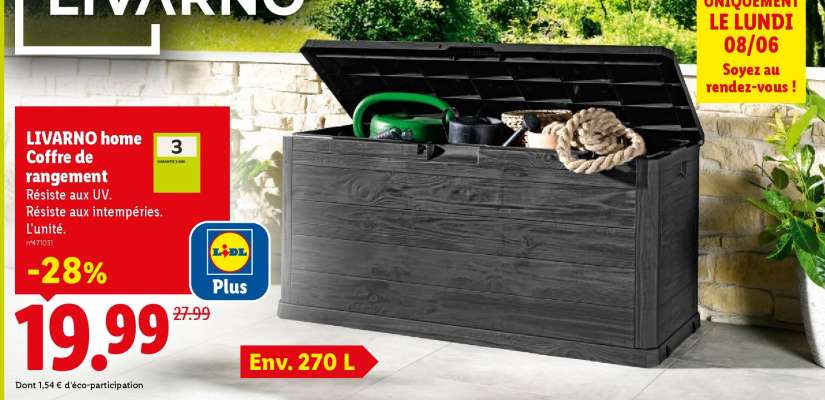 LIVARNO home Coffre de rangement