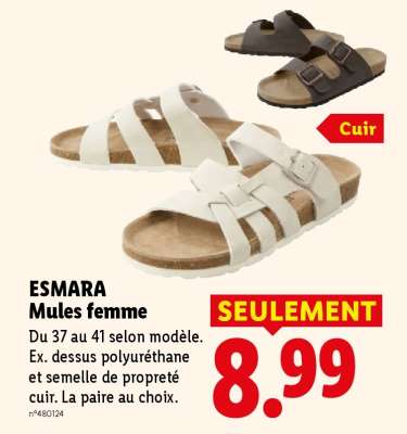 ESMARA Mules femme
