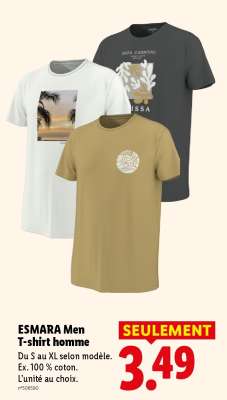 ESMARA Men T-shirt homme