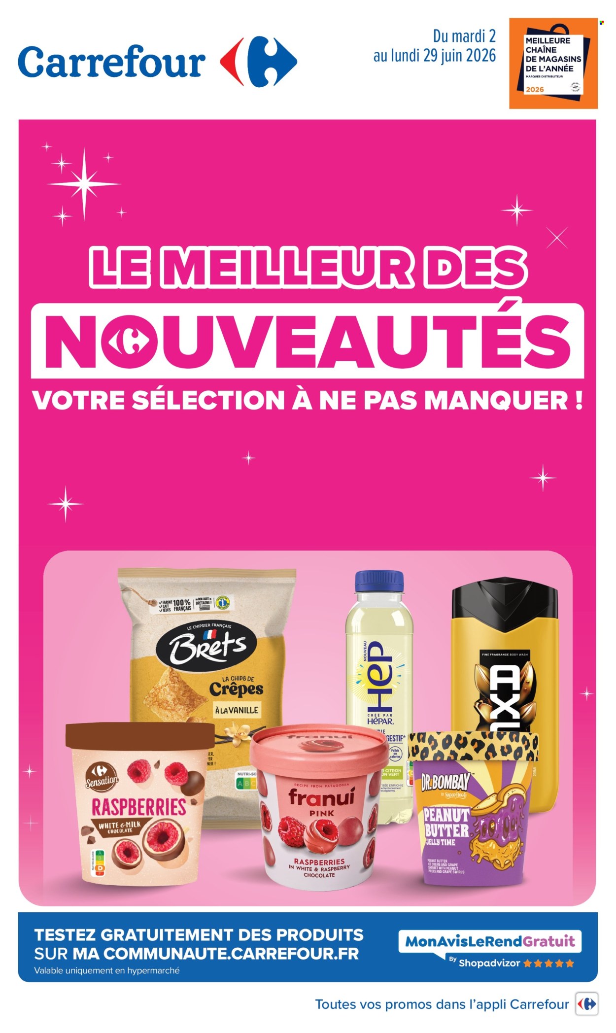 Catalogue Carrefour Hypermarchés - 02/06/2026 - 29/06/2026. Page 1