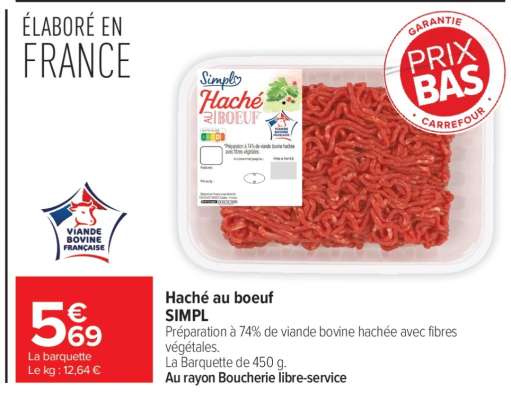 Haché Au Bœuf