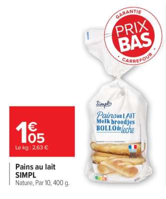 Pains au lait SIMPL