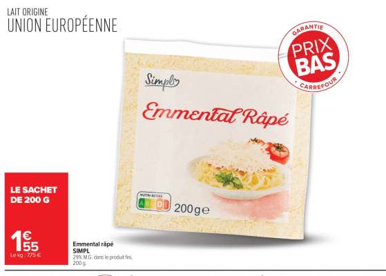 Emmental Râpé