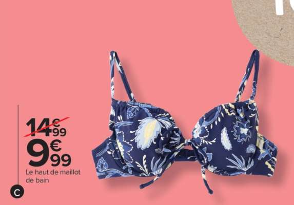 Le haut de maillot de bain