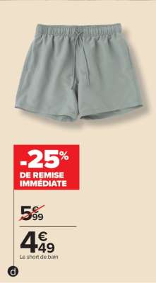 Le short de bain