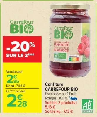 Confiture CARREFOUR BIO