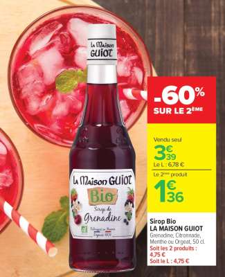 Sirop Bio LA MAISON GUIOT