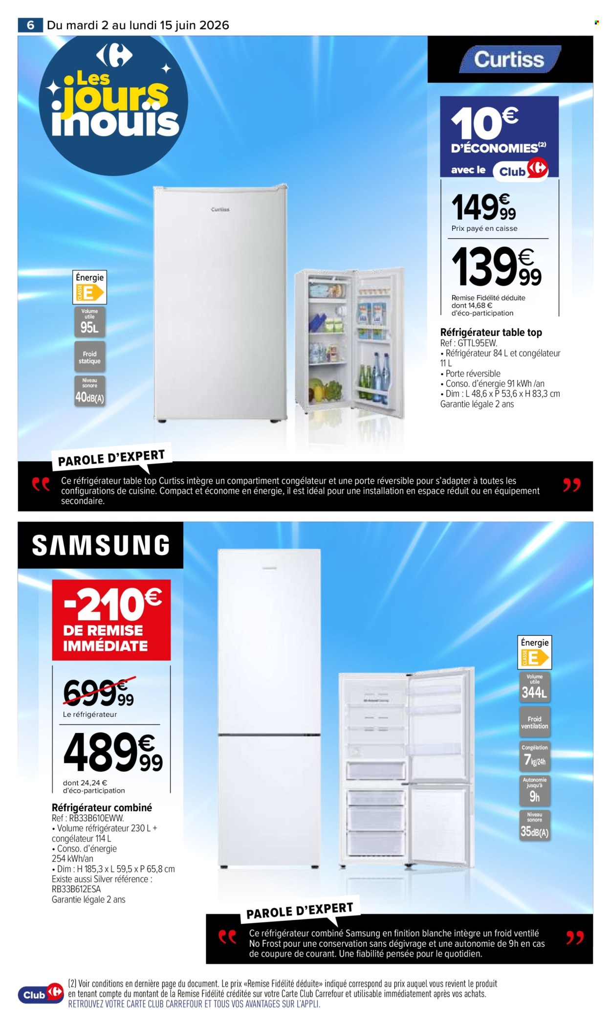 Catalogue Carrefour Hypermarchés - 02/06/2026 - 15/06/2026. Page 6