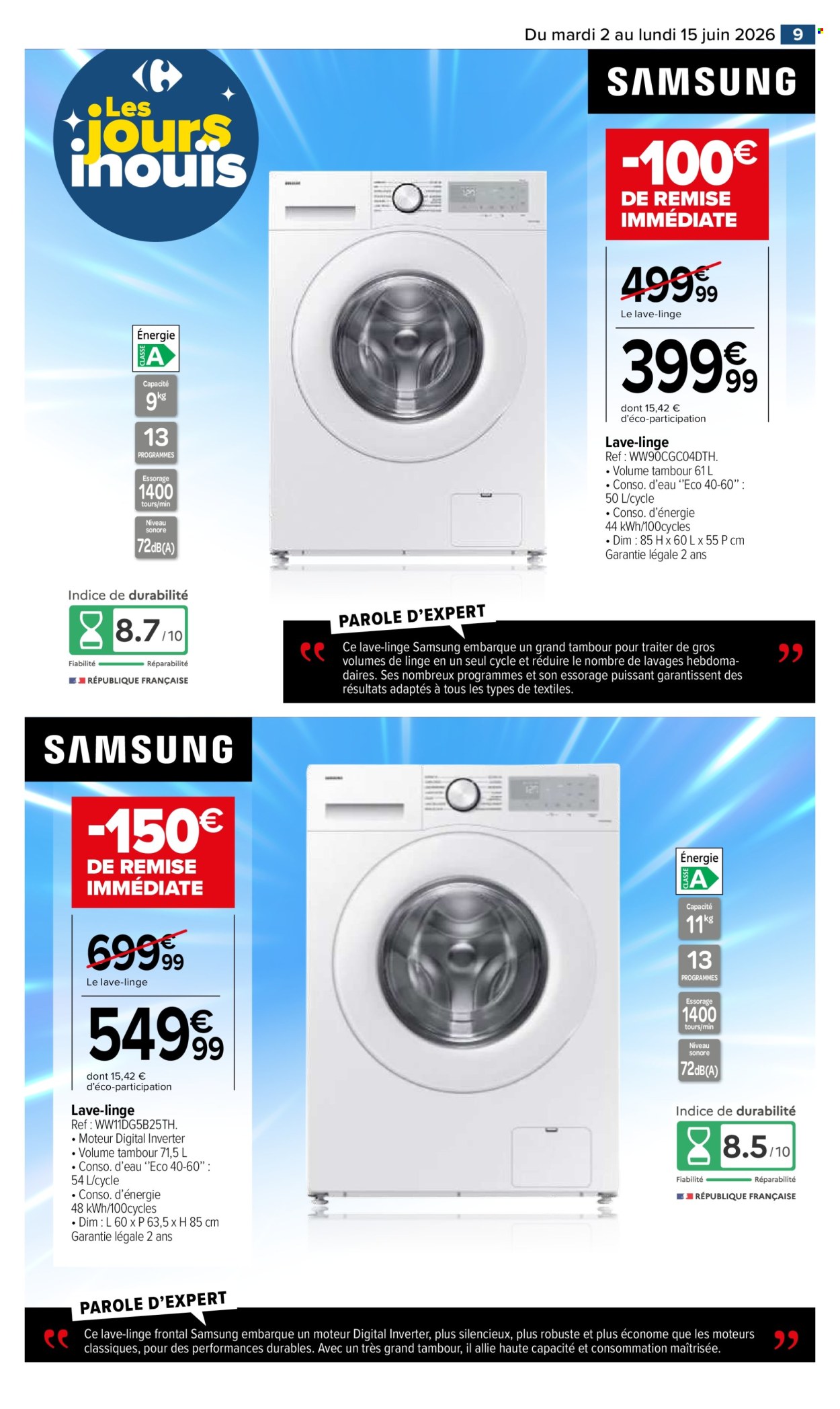 Catalogue Carrefour Hypermarchés - 02/06/2026 - 15/06/2026. Page 9