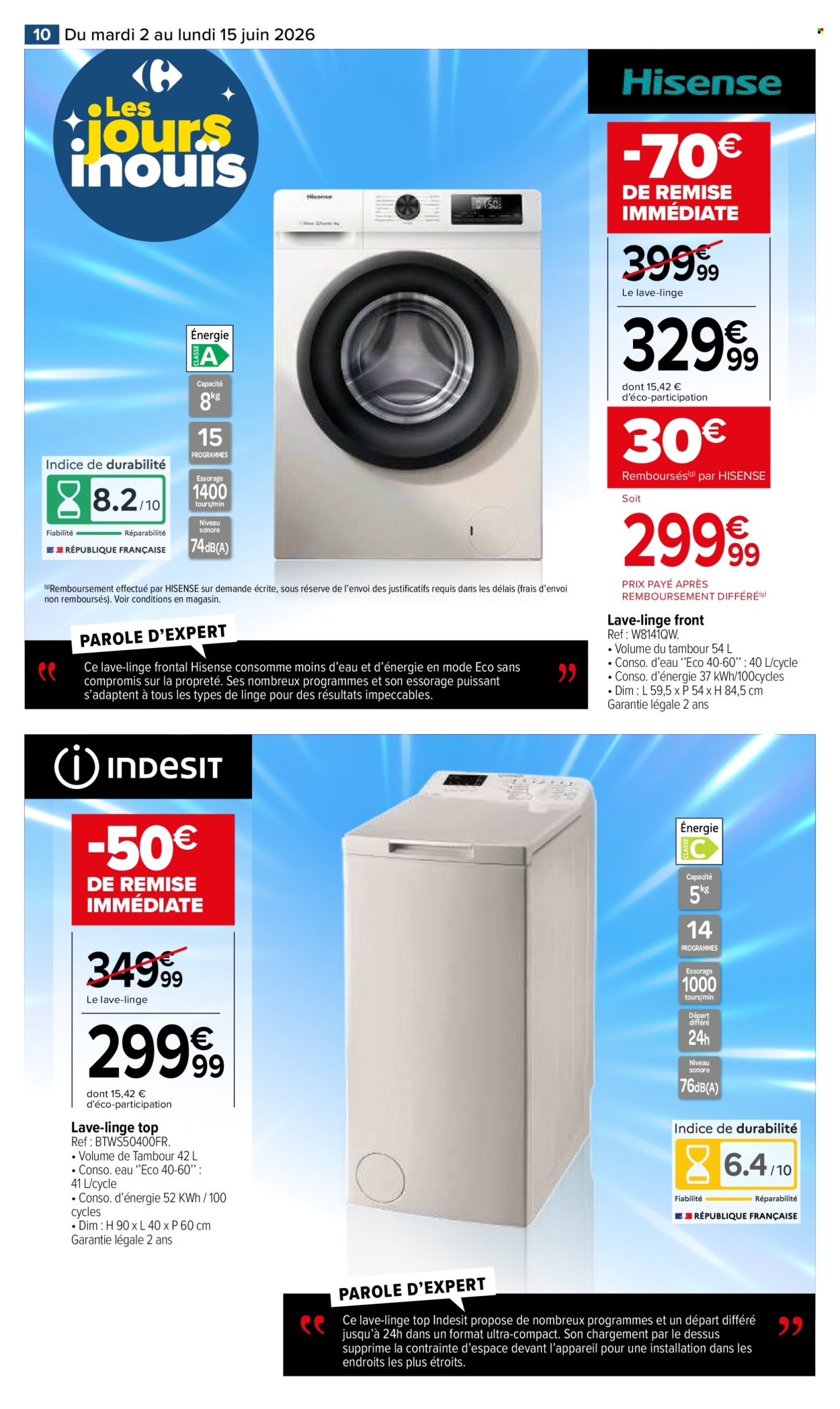 Catalogue Carrefour Hypermarchés - 02/06/2026 - 15/06/2026. Page 10