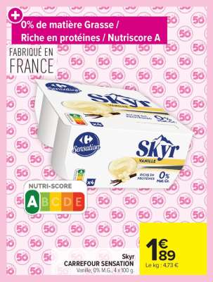 Skyr CARREFOUR SENSATION