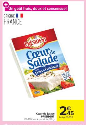 Cœur de Salade PRÉSIDENT