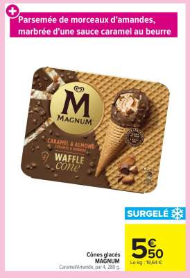 Cônes glacés MAGNUM