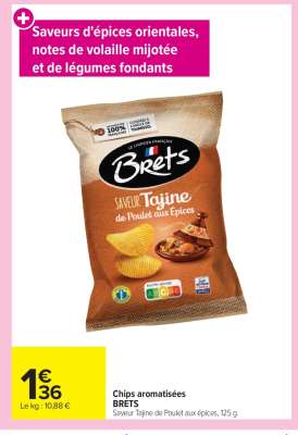 Chips aromatisées BRETS