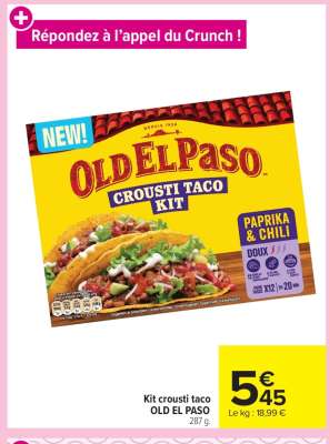 Kit crousti taco OLD EL PASO