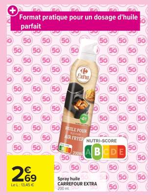 Spray huile CARREFOUR EXTRA