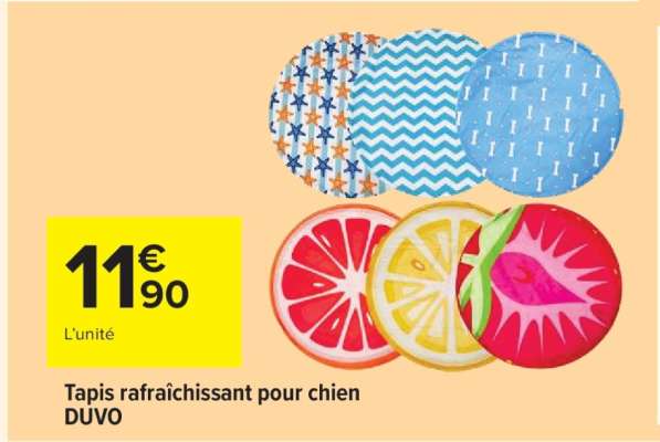 Tapis rafraîchissant pour chien DUVO